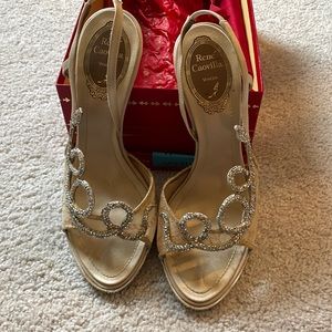 Rene Caovilla size 37 worn once for hour
